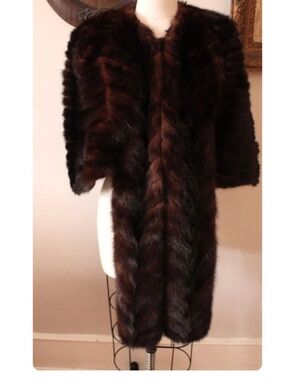 1910's Lamson & Hubbard Beaver Fur Pelerine Short Cape